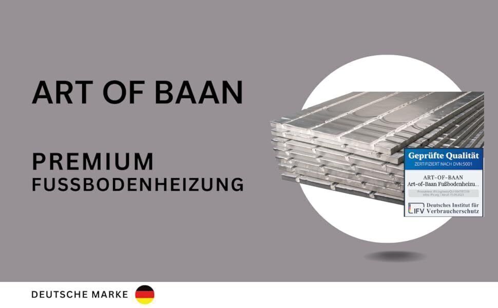 Fußbodenheizungsplatte XPS 120x60 cm – Systemplatte 20/25 mm für Trockenbau Fußbodenheizung | druckfest & wärmedämmend