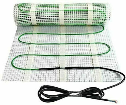 Elektrische Fußbodenheizung 150 Watt/m² – Heizmatte für Bad & Fliesen | Dünnbett-System, einfache Verlegung & gleichmäßige Wärme