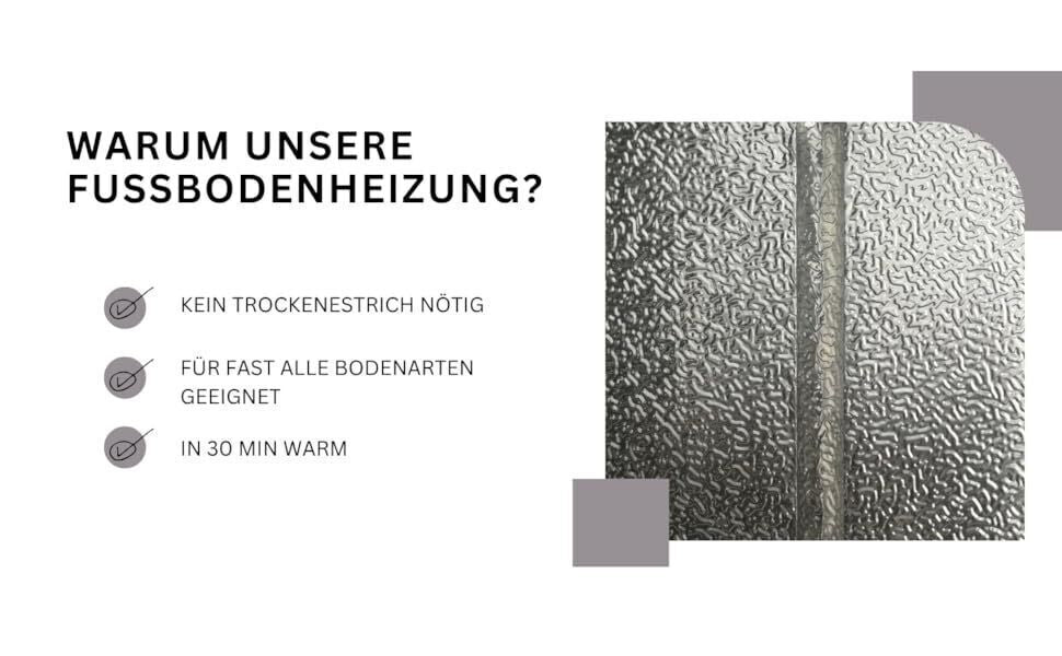 Fußbodenheizungsplatte XPS 120x60 cm – Systemplatte 20/25 mm für Trockenbau Fußbodenheizung | druckfest & wärmedämmend