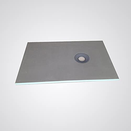 Art-of-Baan® Duschwanne aus Sanitär-Acry inkl. Ablaufgarnitur - befliessbar - 120 x 90 cm