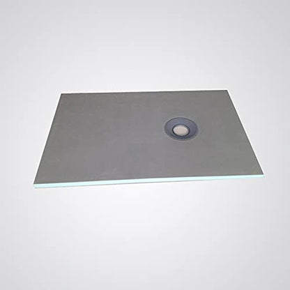 Art-of-Baan® Duschwanne aus Sanitär-Acry inkl. Ablaufgarnitur - befliessbar - 120 x 90 cm