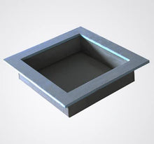 Duschnische Wandnische für Dusche und Bad Wandelement befliesbar Nische-Ablage Bad-Regal doppelte Außenmaß 406 x 406 mm Innenmaß 305x305 mm Bauplatte Fliesenplatte XPS Hartschaumplatte