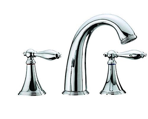 Art-of-Baan® Design Wasserhahn aus verchromtem Messing - hochwertige Badewannen-Armatur