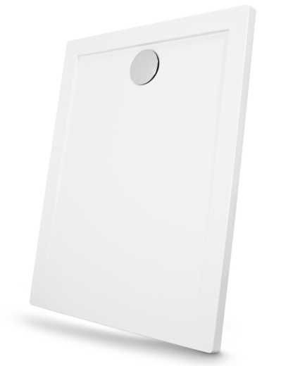 Duschwanne superflach 3,5 cm – Duschtasse 100x90 cm | Komplettset inkl. Ablauf, rutschfest & direkt montierbar