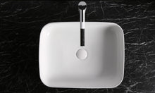 Art-of-Baan® Design Keramik Aufsatzwaschbecken - mit Lotus Effekt - weiß - 515 x 400 x 135