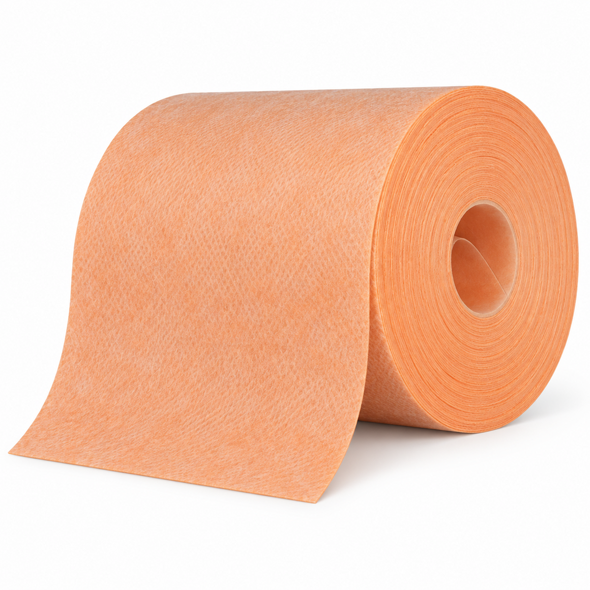 Orangefarbenes Abdichtungsband 12,5 cm × 10 m mit PE-Kern und PP-Vlies