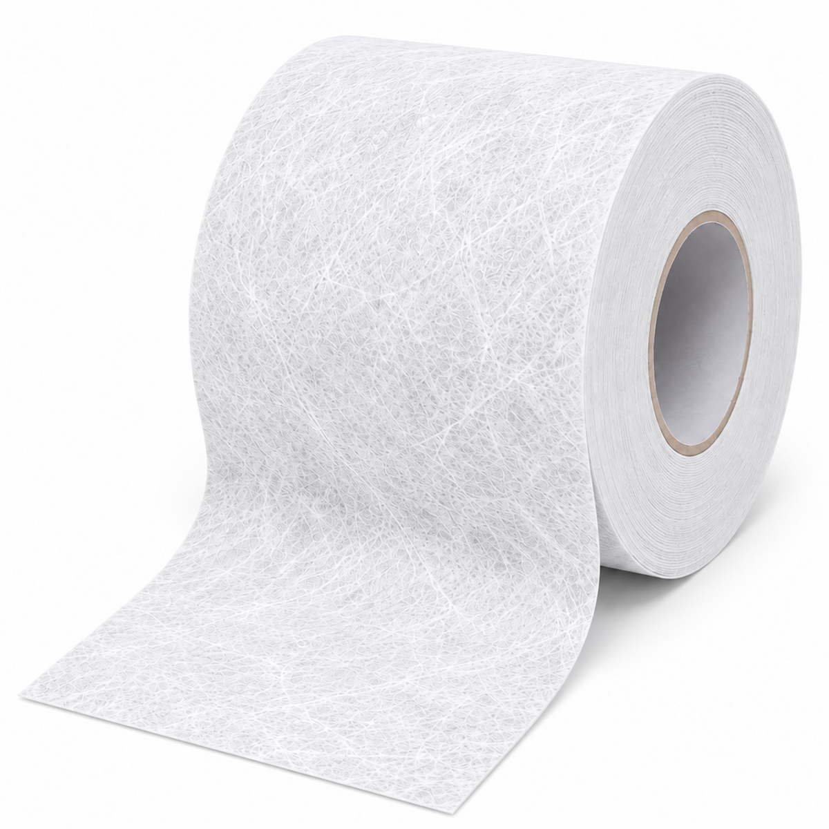 Weißes Abdichtungsband 12 cm × 10 m mit sichtbarer Vliesoberfläche
