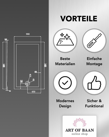 Vorteile der Art of Baan Duschwanne mit einfacher Montage, modernem Design und sicherer Funktion