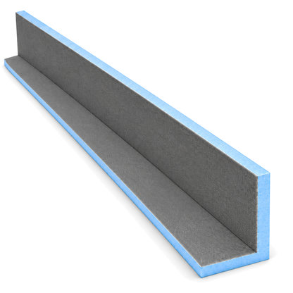 Art of Baan XPS-Rohrverkleidung in L-Form, 100 × 100 × 20 mm, beidseitig beschichtet